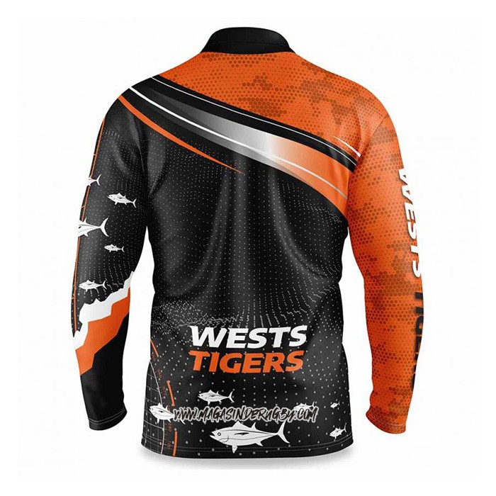 Maillot NRL Wests Tigers Rugby 2022 Fish Finder